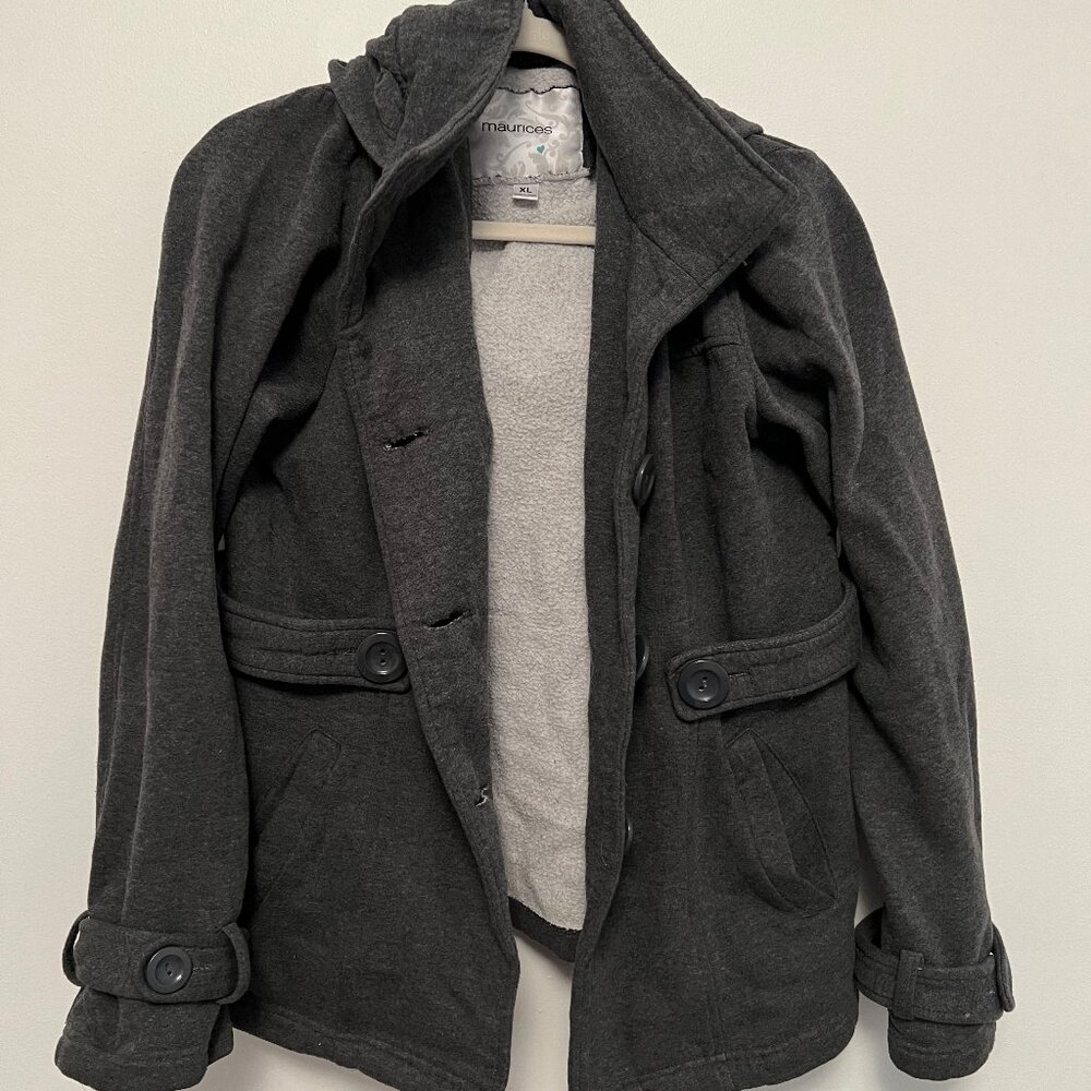 Maurice’s pea light jacket hoodie